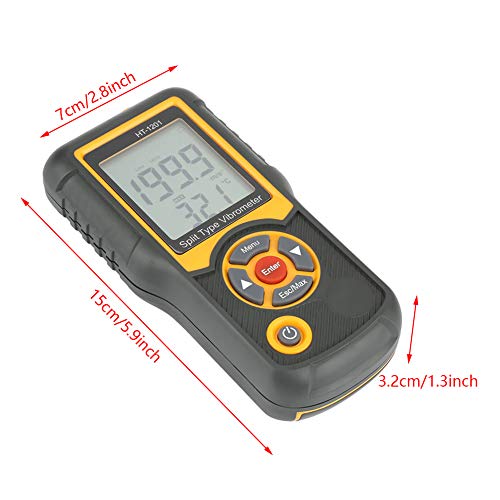 Hilitand HILITANDD2RY0SW1CF Vibration Meter Handheld Vibration Sensor Meter High Accuracy Vibration Meter Tester Gauge Vibrometer Analyzer thumb #4
