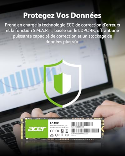 Disque dur Acer FA100 1 TB SSD - vue 7