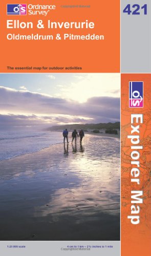 OS Explorer map 421 : Ellon & Inverurie