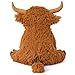 5lbs Highland Cow Weighted Stuffed Animals, 16in Tall Big Highland Cow Plush Toy, Soft Adorable Stuffed Animal for Kids and Adults Highland Cattle Gift Plushie Decor