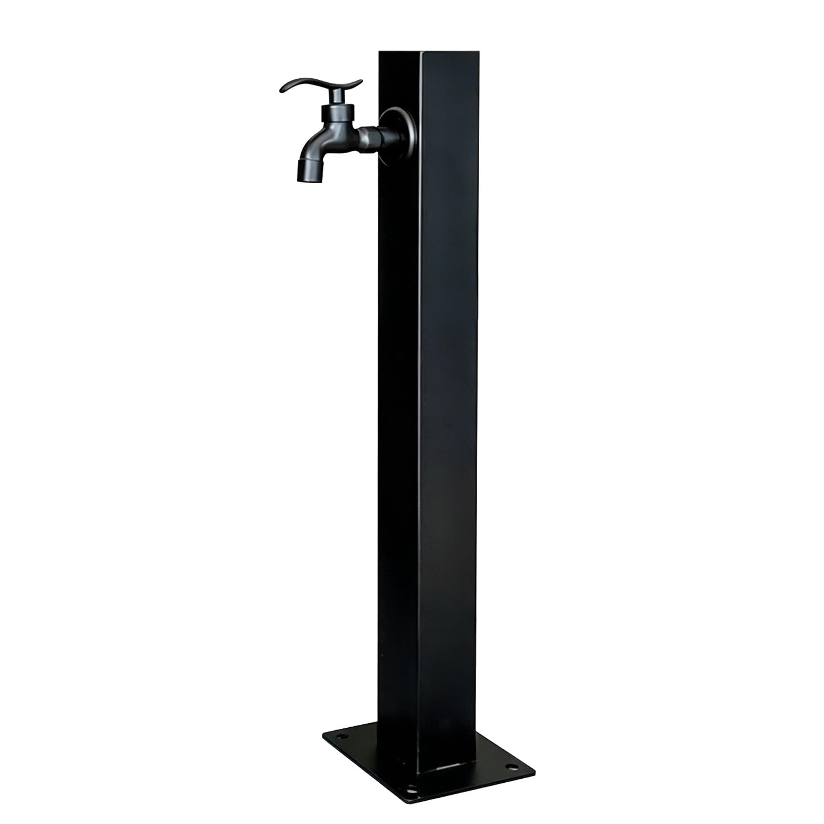 Lonmrrton C Freestanding Faucet Garden Water Olumn, Floor-Mounted Outdoor Yard Hydrant, 304 Stainless Steel Vertical Water Spigot Post For Backyard Irrigation Washing(,Height: 95Cm/37.4In)