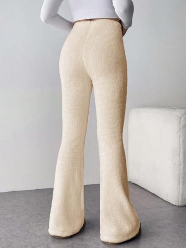 Image of KOTTY Women's Coral Fabric Flared Fit Pant - Super Soft Thermal Design for Stylish Cold Weather Comfort