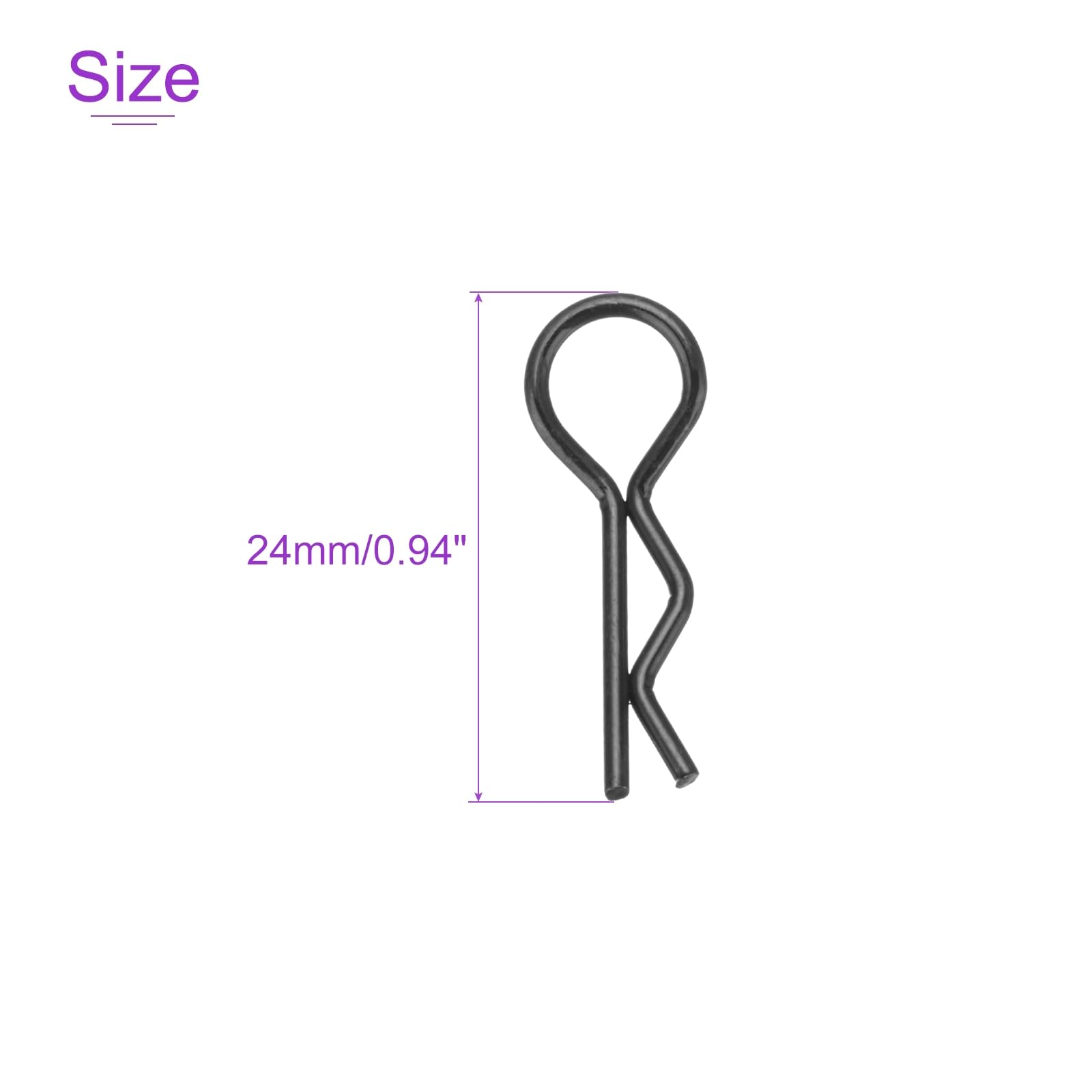 DMiotech 120Pcs Body Clips Bent - Image 4