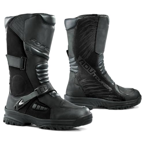 Forma ADV Tourer Dual Sport Touring Botas Negro FTADTBK, Negro -, 47 EU