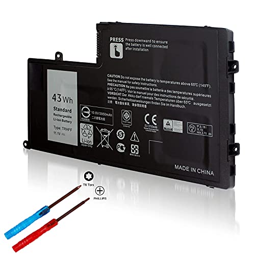 Image of 43Wh TRHFF Laptop Battery for Dell Inspiron 15 5547 5548 5557 5542 5543 5545 14 5447 5445 5442 5457 5448 Latitude 3550 3450 0PD19 1V2F6 P39F P49G P51G 7P3X9 86JK8 1WWHW 01V2F6 DFVYN 5MD4V DFVYN 58DP4
