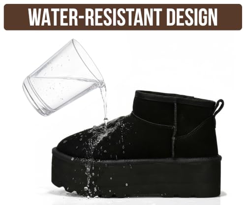 Image of Project Cloud 100% Genuine Leather Platform Ankle Boots for Women