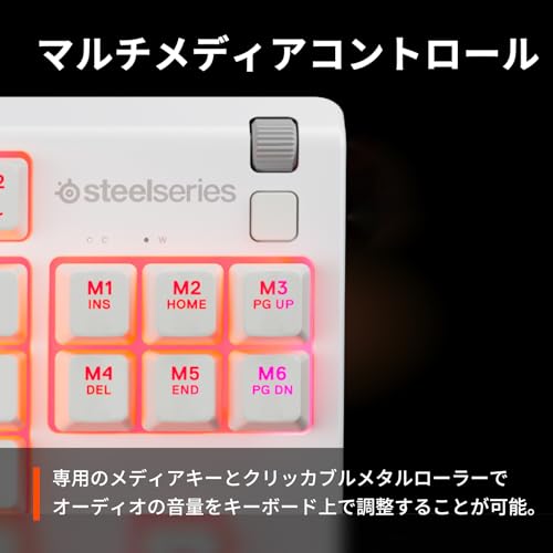 SteelSeries Apex 3 TKL White US 64819 の商品画像 4