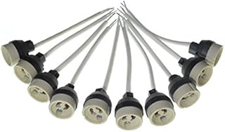 10x GU10 Lamp Holder Lamp Light Fitting Parts Ceramic Lamp Bases Connector GU10 Socket for LED Light Bulbs Halogen Bulbs 10-Pack