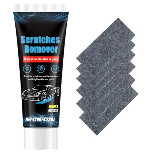 Car Scratch Remover, 2025 New Scratch Remover for Vehicles, Effective Paint Scratch Removers, Easy Application Car Surface Protection, Repair Small Scratched Water Spots for All Cars (1)