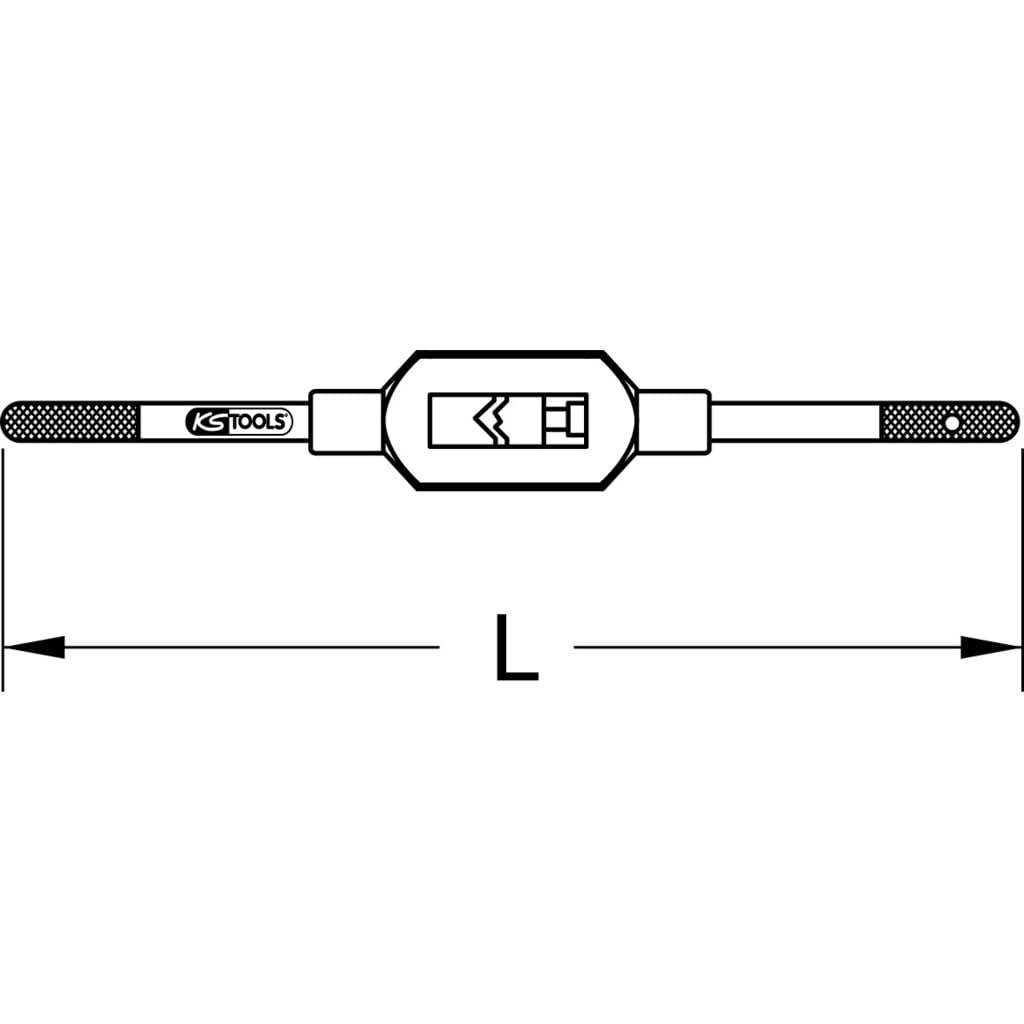 KS Tools 331.0029 Giramachos ajustable, M1-M10