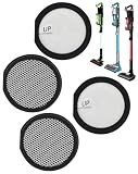 4er-Pack S132-Vormotor-Luftfilter, passend für Hoover H-Free 500 HF522YSP 011, HF522STH 011, HF522NPW – Migliorata prestazione del filtro & efficace pre-filtrazione di particelle di sporco