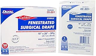 Dukal Case of 50 Drape Sheets 3-Ply 18