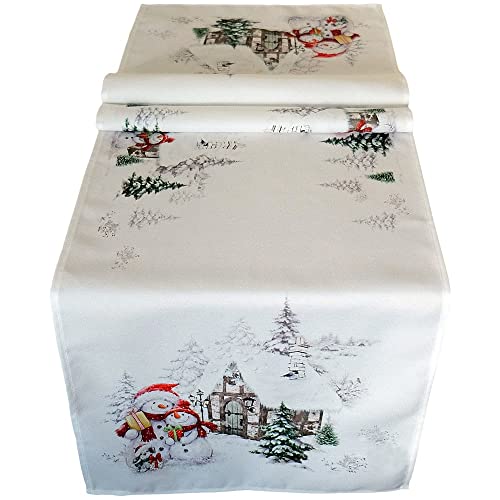 matches21 HOME & HOBBY Tischläufer Robina 40 x 140 cm mit...