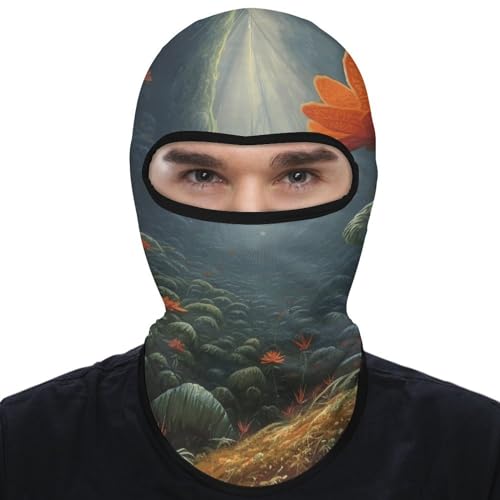 Balaclava para Hombres y Mujeres - Máscara de Naranja Flor de Naranjo para Ciclismo, Esquí y Actividades al Aire Libre miniatura 1