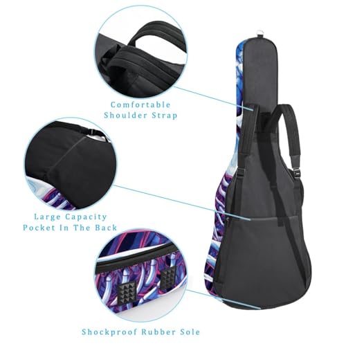 Sac de transport pour guitare acoustique imperméable 104cm - 3
