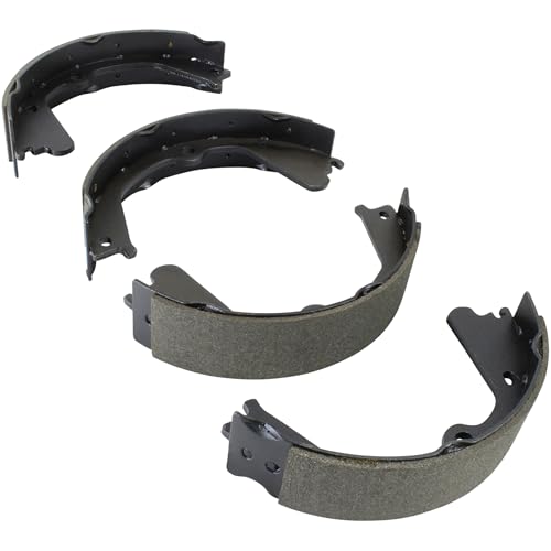Image of QUALITY-BUILT Rear Parking Brake Shoes, FPS989, Compatible with 2011-2019 Chevrolet /GMC (Sierra 2500 HD,Sierra 3500 HD,Silverado 2500 HD,Silverado 3500 HD,Suburban 3500 HD)