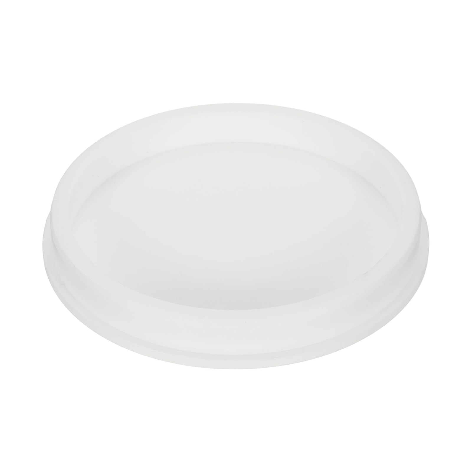 sourcing map Silicone Hole Plug, Waterproof Round Rubber Stoppers T-Shaped Sealing Plugs Pipe End Caps Fit 170mm/6.69" Hole for Coating Plating, White