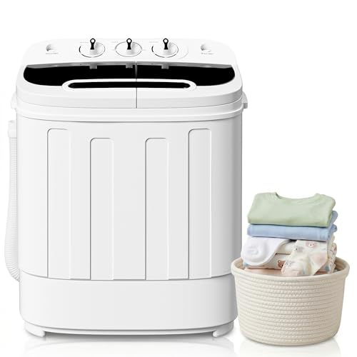 ZENY Portable Clothes Washing Machine Mini Twin Tub...