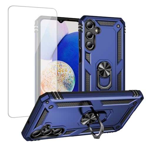 Coque Samsung A16 5G avec protège-écran verre trempé et anneau