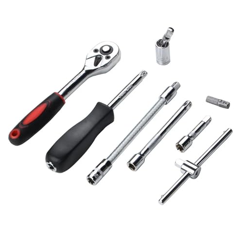Juego de dados de 46 piezas para reparación vehicular miniatura 3