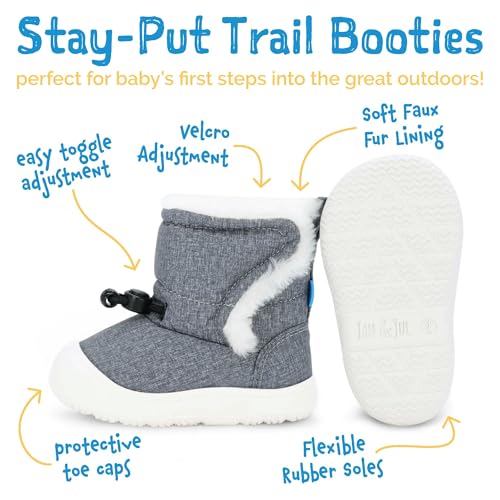 JAN & JUL Water Resistant Stay-On Winter Trail Boots for Toddler and Baby3