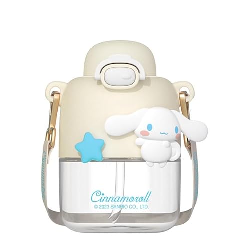 シナモロール クロミ マイメロディ ポムポムプリン 水筒 ストロー付き 水筒 クリアボトル クリアボトル 漏れない 透明 子供用 キッズボトル マグボトル ワンタッチボトル トライタン こども ストローボトル ストラップ プラスチック 保育園 幼稚園 通園