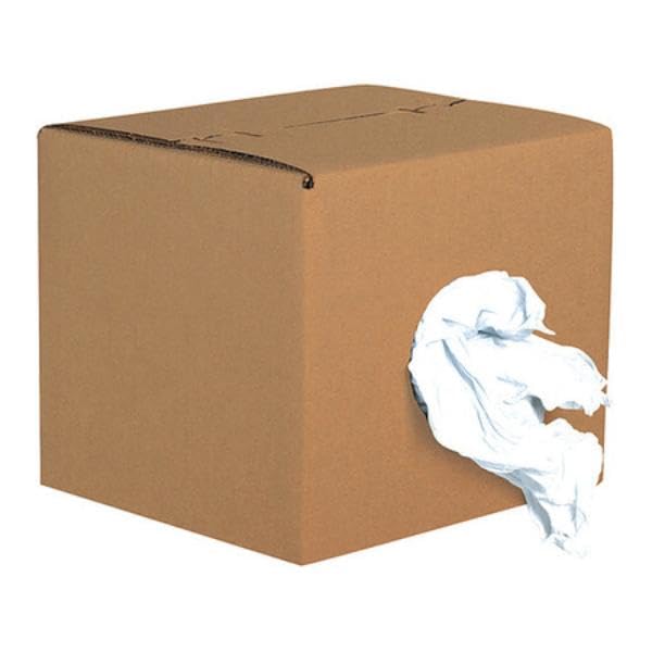 Box of Rags - Premium White T-Shirt - 50 lb. box