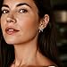 BXDA Gold Bow Pearl Stud Earrings for Women, Trendy Dainty Double Bow Pearls Earring Wedding Prom Christmas Fashion Accessories Jewelry Gift