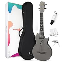 ♫ Round-edged Body - We've elevated the ergonomic design elements of this brand-new Enya Nova tenor ukulele. The body edge is smoothened for a better holding feel. The cutaway of this ukulele is also re-designed for you to have more comfortable acces...