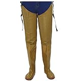 STARK WASSERDICHT: Angelstiefel Gutschweißtechniken und verstärkte Stiche gewährleisten eine 100% wasserdichte Zuverlässigkeit und halten Sie effektiv trocken und warm.