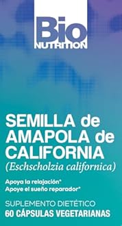 Bio Nutrition California Poppy Vegi-Caps, 60 Count