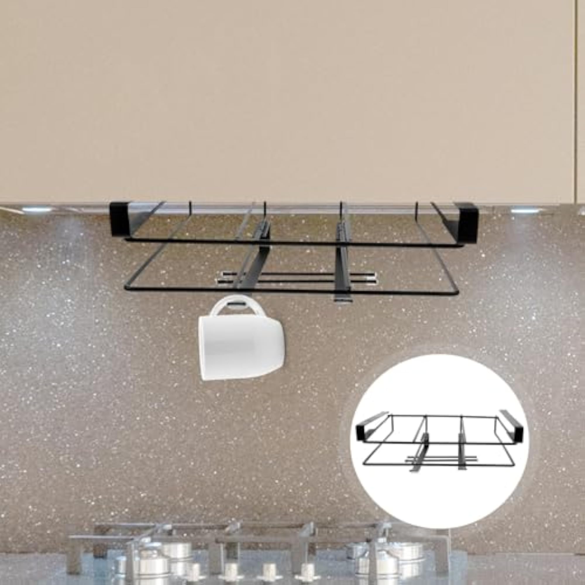 Stainless Steel Pot Lid Chopping Board Rack, Kitchen Organizer