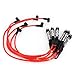 Produktbild Qiilu 6Pcs Zündkerzenkabel Zündkabel Zündkabel 1J0998031 Passend für Corrado VR6 2.8 2.9 mit Zugstange