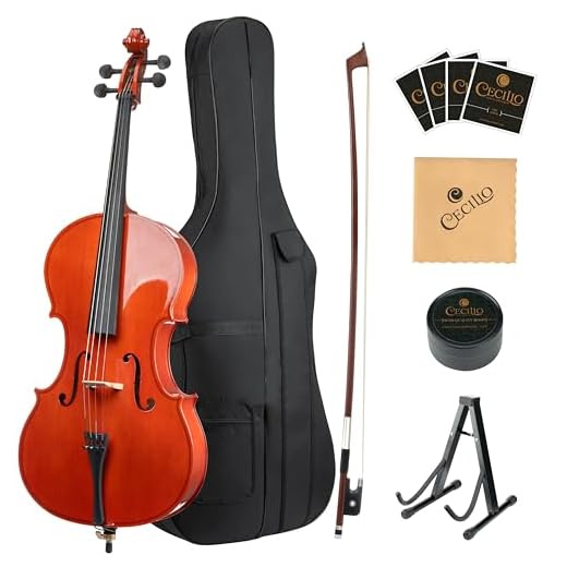 Cecilio Student Cello Outfit (full-size, Natural)