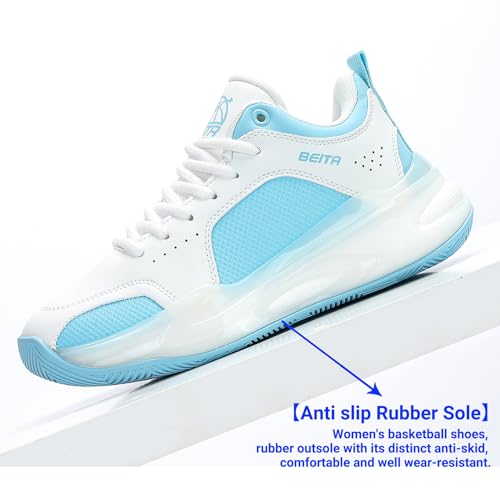 Image of Beita Basketball Shoes for Women High Upper Volleyball Shoes Fashion Sneakers Breathable Sports Shoes Anti Slip