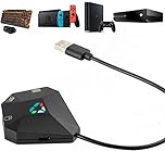arVin Keyboard and Mouse Adapter for Nintendo Switch, Wired Keyboard and Mouse Converter for PS4/PS3/Xbox One/Xbox 360 Console, Adapter Support Custom Mapping