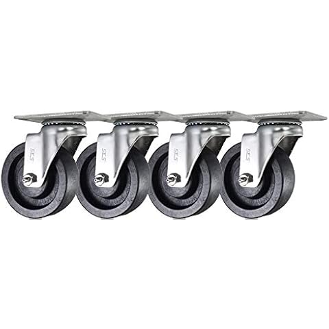 SES Casters 4" High Temp Caster Set Cover