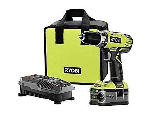 RYOBI P1814 18-Volt ONE+ Lithium-Ion Cordless Drill/Driver Kit
