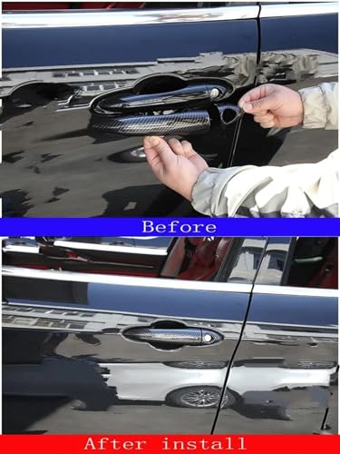 Protector perilla puerta coche Alfa Romeo Giulia 2017-2020 acabado silver B 2