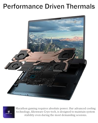 Image of Alienware (2025) 16 Area-51 Gaming Laptop, GeForce RTX 5080, Ultra 9 275HX (24-Core - Up to 5.4GHz), 16 inch QHD+ 240Hz, 16GB GDDR7, Wins 11 Pro, Office License, Backlit KB (32GB DDR5 | 2TB SSD)