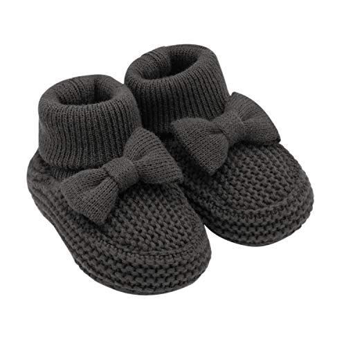 Image of Carter's Soft Sole Baby Girl Unicorn Knit Bootie-Newborn Slipper