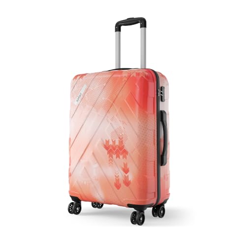 Safari Matrix 8 Wheels 65cm Medium Size Trolley Bag, Hard Case Polycarbonate, 360 Degree Wheeling...