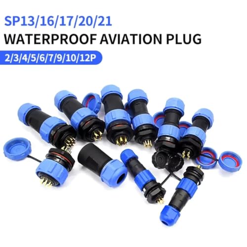 Evite cortocircuitos con el conector estanco SP21 IP68 de 9 pines 3