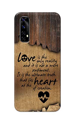 Image of PRINTFIDAA Love is The Only Reality and It is Not Mere Sentiment Printed Designer Hard Case for Realme Narzo 20 Pro /Realme 7 Back Cover -(e) RPM1010