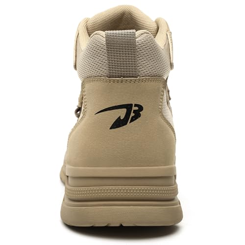 Image of ORISTACO Waterproof Steel Toe Work Safety Boots Lightweight Breathable Slip Resistant Construction Sneakers