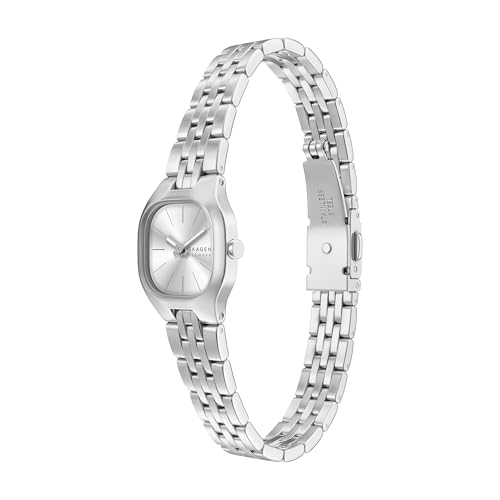 Image of Skagen Mellem Lille Three-Hand Stainless Steel Watch for Women