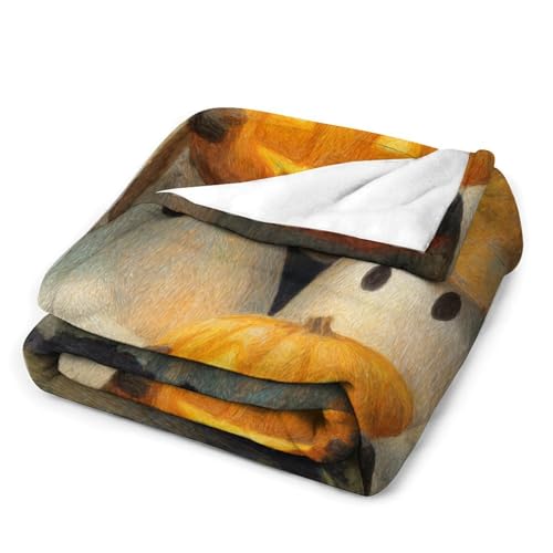 Couverture anti-boulochage fantômes mignons et durable pour lit - 4
