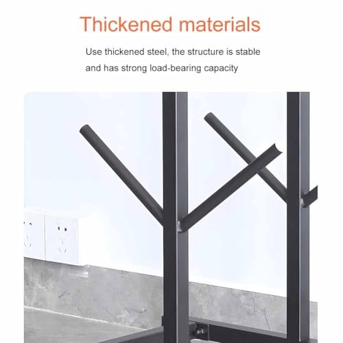 Scaffale multiuso per attrezzature sportive, organizer in metallo resistente per skateboard, snowboard, sci, scooter, soluzione salvaspazio per casa e palestra
