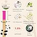 Yoga Stick Bamboo 5ft Long with Soft Ends-Stretching Stick-Workout Stick Exercise Bar-Pilates Stick-Balance Fitness Stick-Yoga Dowel Rod Shoulder Movement- Physiotherapy Stick-Posture Corrector Stick