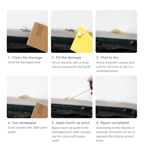 Image of 3T3 Ruby Flare Touch Up Paint for Toyota, Automotive Paints | DIY Car Paint Scratch Repair Kit, Quick Fix Scratch Repair for RAV4 /Camry /Corolla /Highlande /Sienna /Venza /Matrix /Avalon /CHR